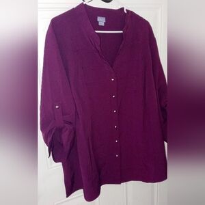 Deep purple blouse